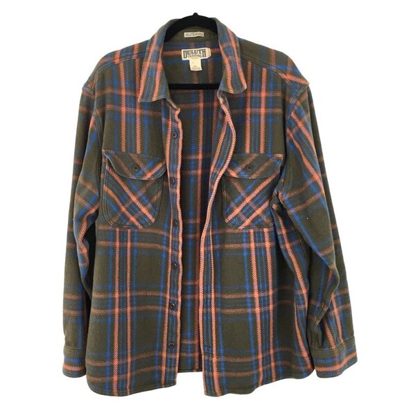 Duluth Men's Shaket Untucked Relaxed Fit Button Down Front Pockets Size XL - Picture 2 of 6